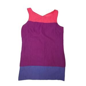 Isabel & Nina Colorblock Sleeveless Dress Size 12